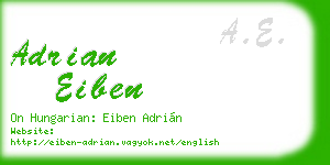 adrian eiben business card