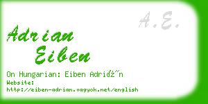 adrian eiben business card